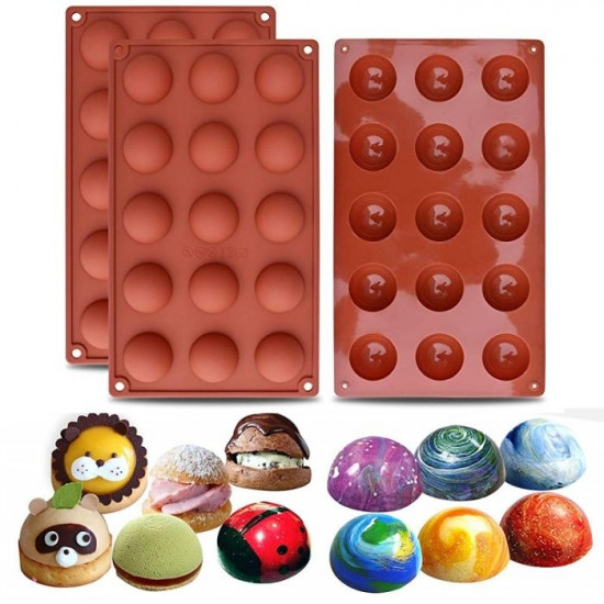 Silicone half deals sphere mould